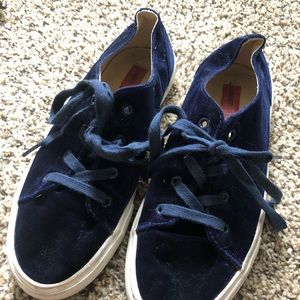 Blue Velvet London Rebel Sneakers